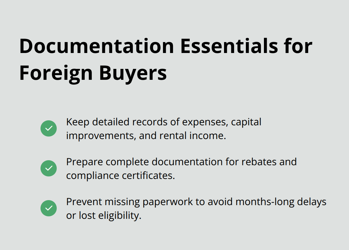 Checklist of documentation requirements to avoid penalties and delays for foreign buyers in Canada - tax on foreigners buying property in canada