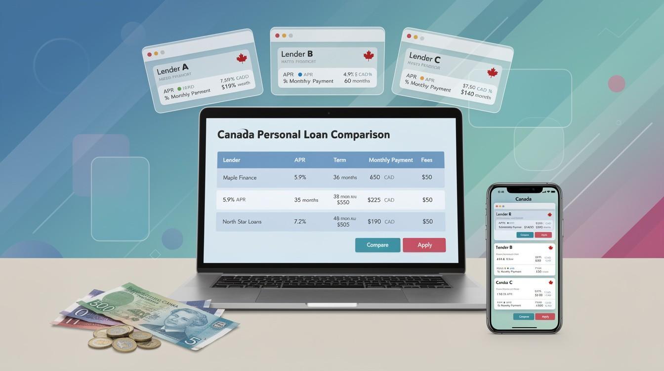 Personal Loans Online Canada: How to Compare Lenders Remotely