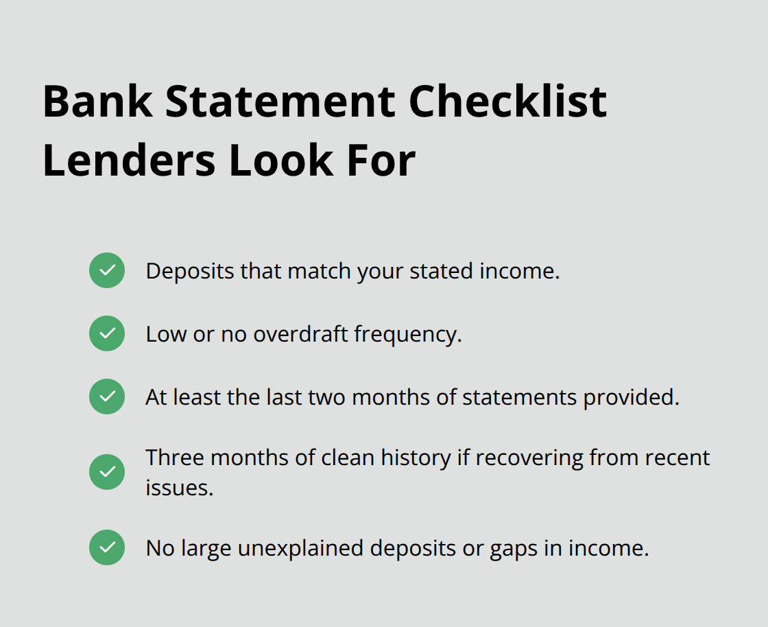 Checklist of bank statement signals that improve loan approval odds - guaranteed loan approval Canada