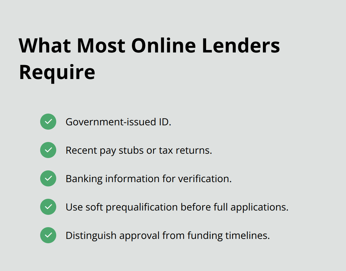 Checklist of common documents and speed tips for online loan approval. - personal loans online Canada