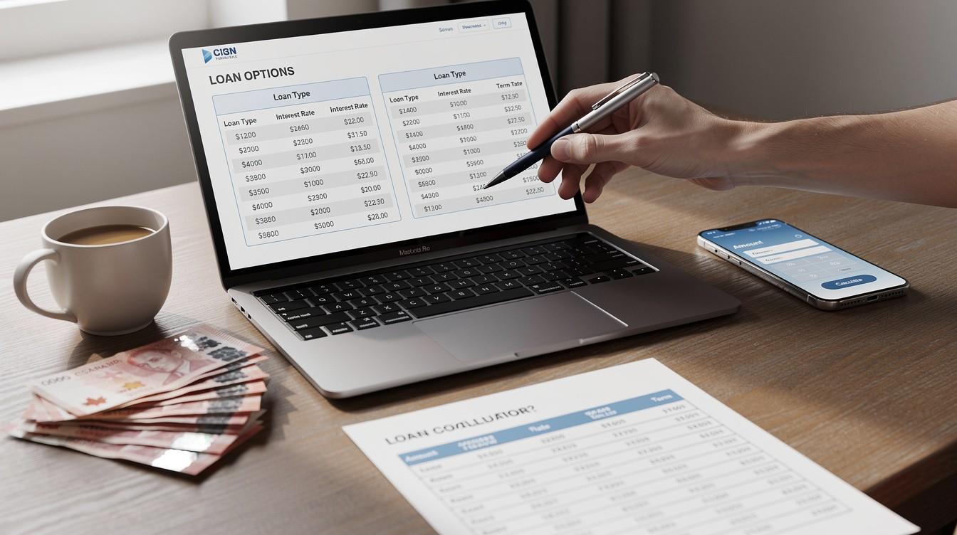 Canada Online Loan Options: Compare, Choose, and Save